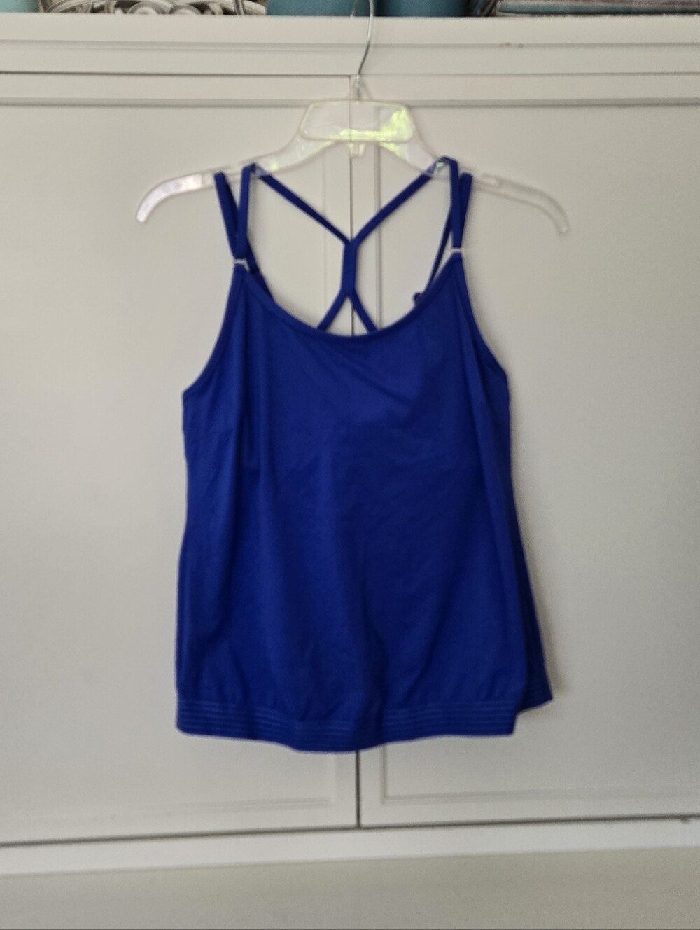 Athleta Royal Blue Double-Strap Swim Tank